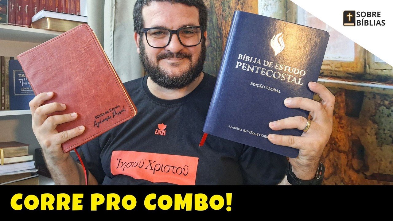 Bíblia de Estudo Pentecostal e Bíblia de Estudo Aplicação Pessoal | Combo Sobre Bíblias