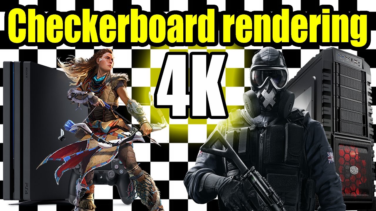 Checkerboard rendering ¿50% de rendimiento extra en videjuegos gratis? - Reescalado de imagen