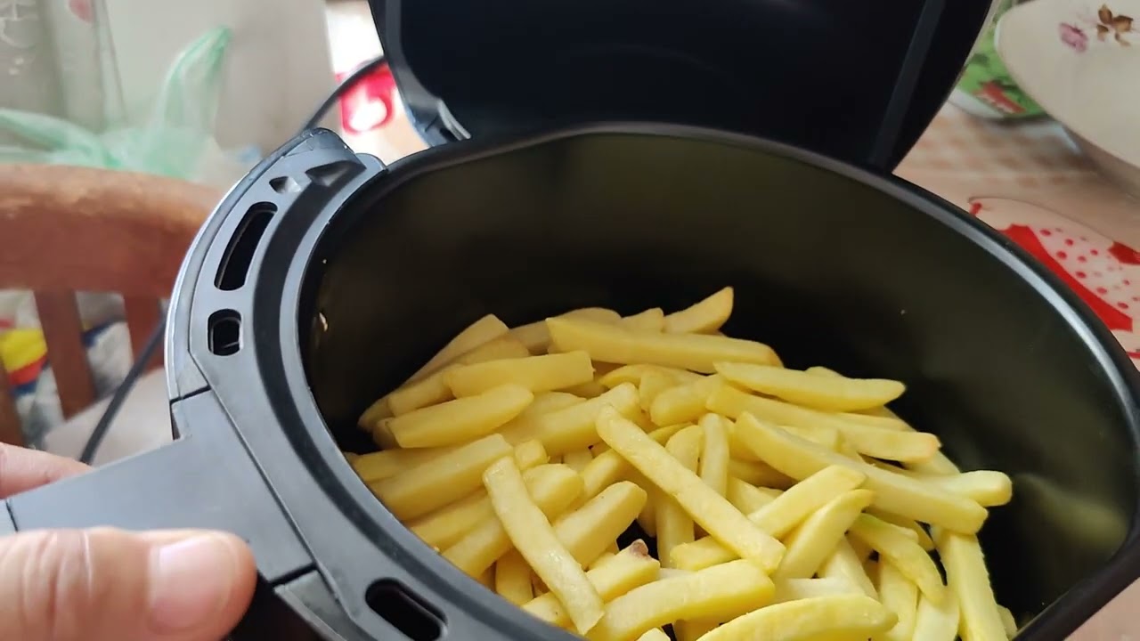 Cartofi gătiți la Friteuza cu aer cald,Tristar.2 Potatoes cooked in hot air fryer,Tristar.Partea 2