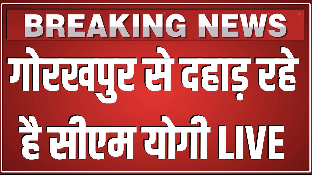 Gorakhpur से दहाड़ रहे है CM Yogi LIVE | Yogi Adityanath Speech | Breaking News | Ravi Kishan