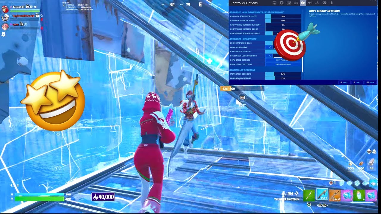 Chapter 4 60FPS Arena Highlights + *BEST* Aimbot Settings for Controller (PS5/PS4/PC)