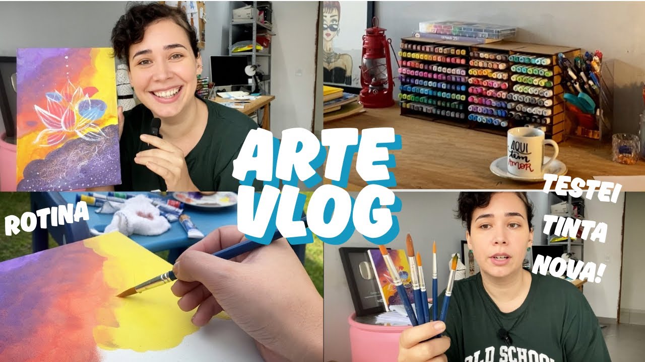 Uma semana criativa comigo 🎨 | rotina real de artista