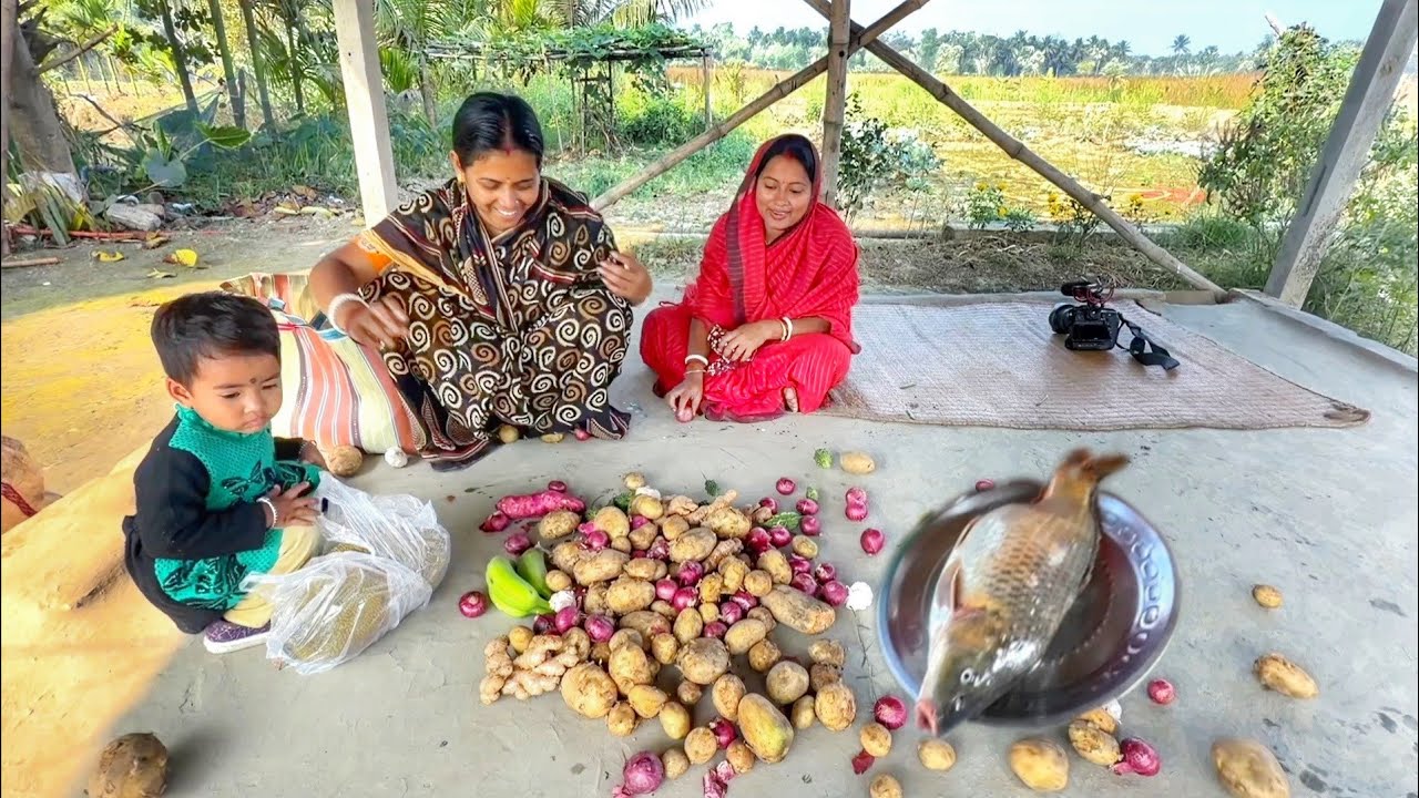 আজ পুরো বাজার মাথায় করে বাড়ি নিয়ে এলো, বড় মাছ দেখে পরী খুব খুশি