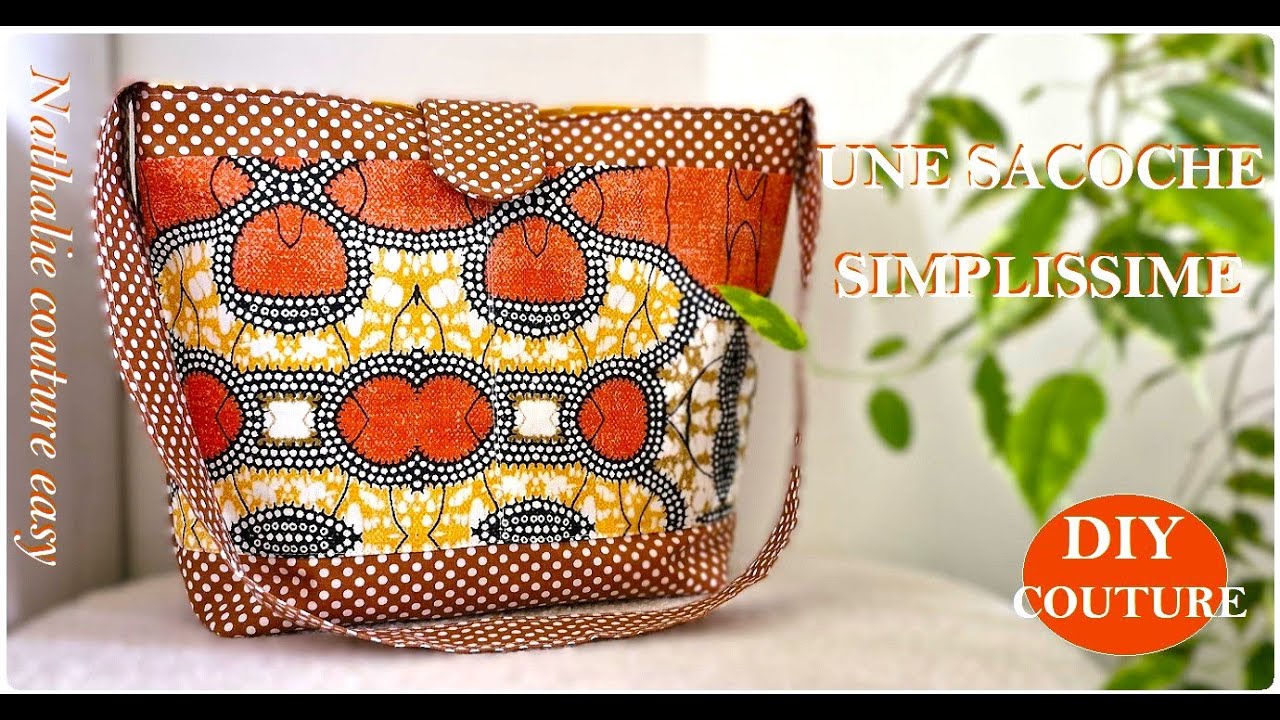 Une sacoche simplissime par Nathalie couture easy