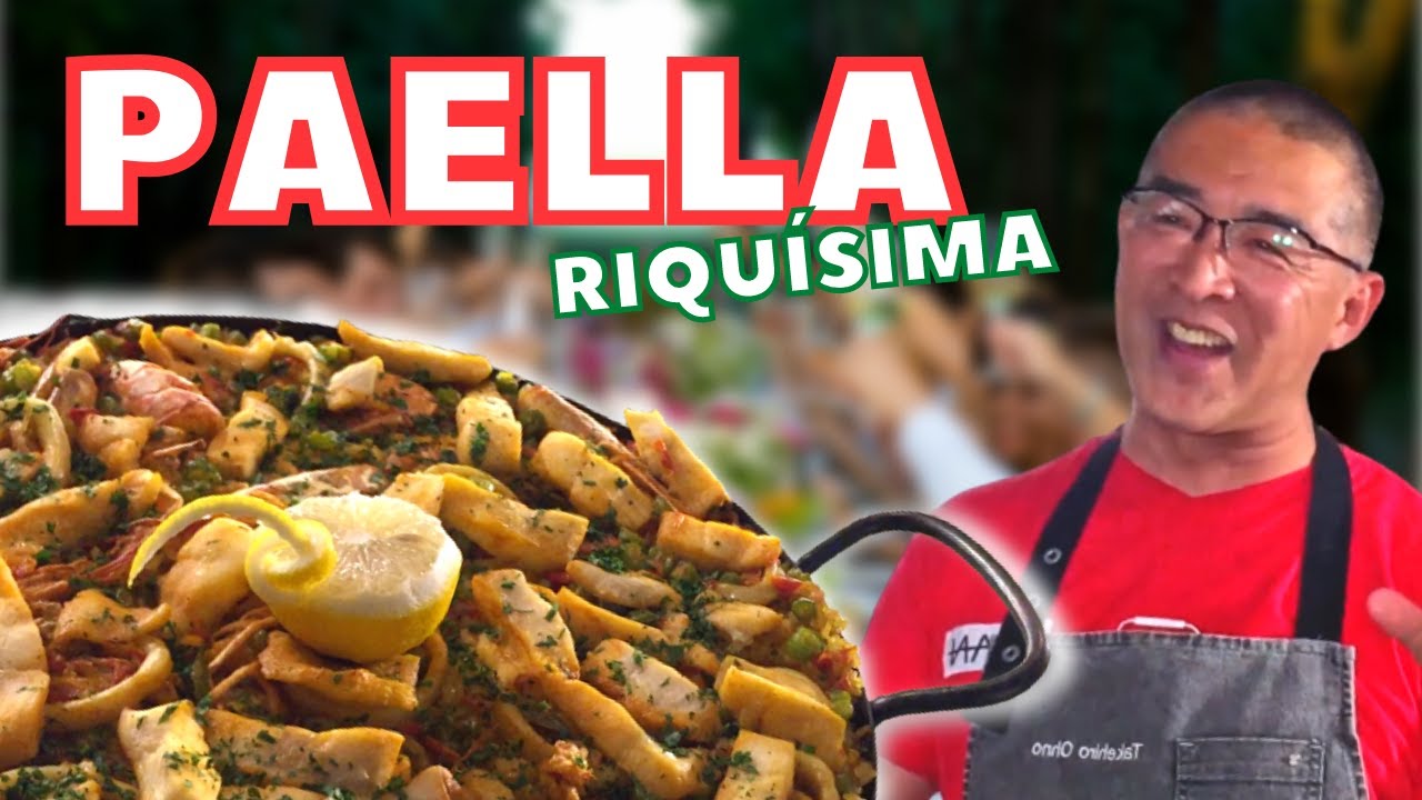 ¿Cómo hacer riquísima Paella? Con Langostinos, Calamares y Lenguado | OHNO KITCHEN