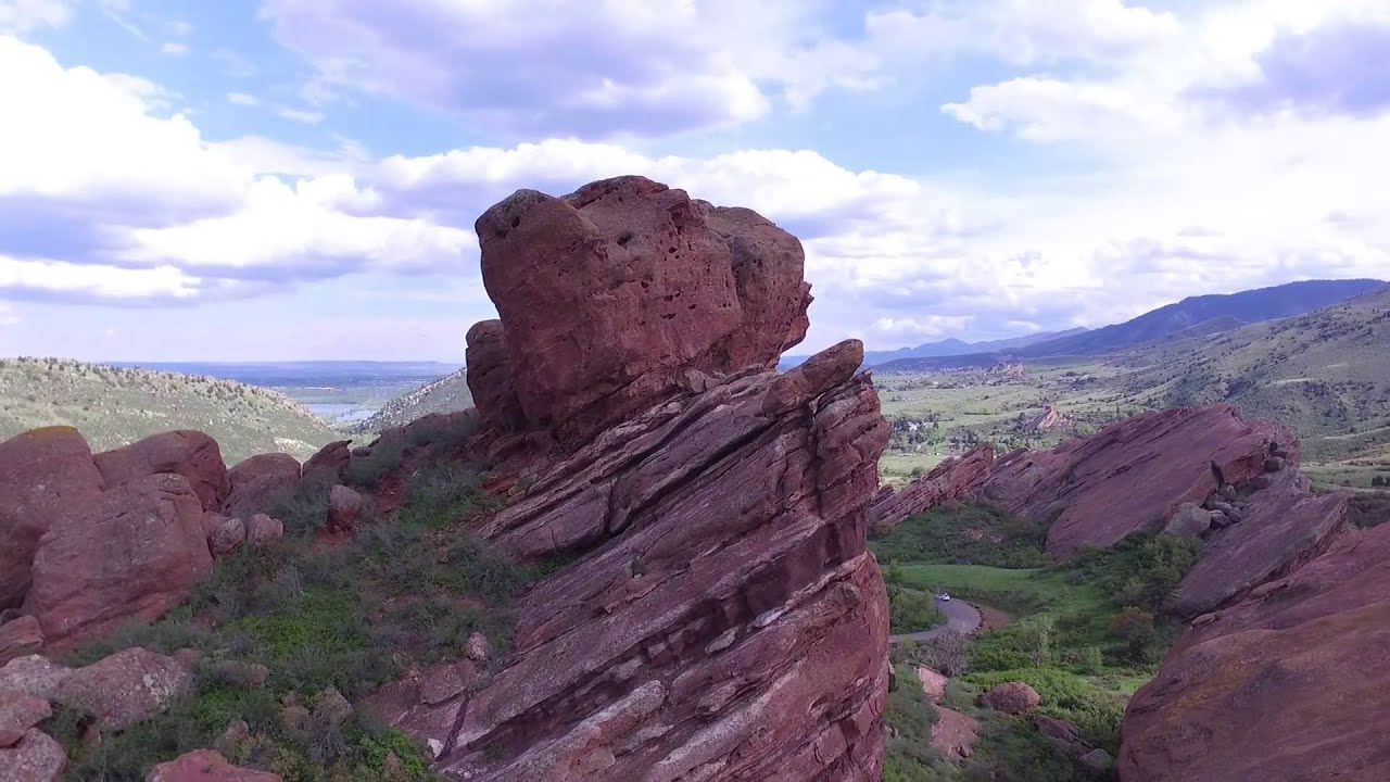 Rare Drone Footage of Red Rocks park and amphitheater