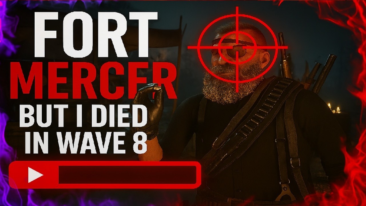 Fort Mercer - CALL TO ARMS SOLO - 261/500 kills - dead in wave 8 😔 (pc/mouse/free aim)