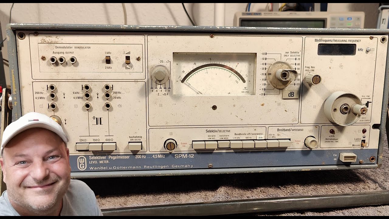 Wandel und Goltermann SPM 12 Selektiver Pegelmesser 4MHz 1975