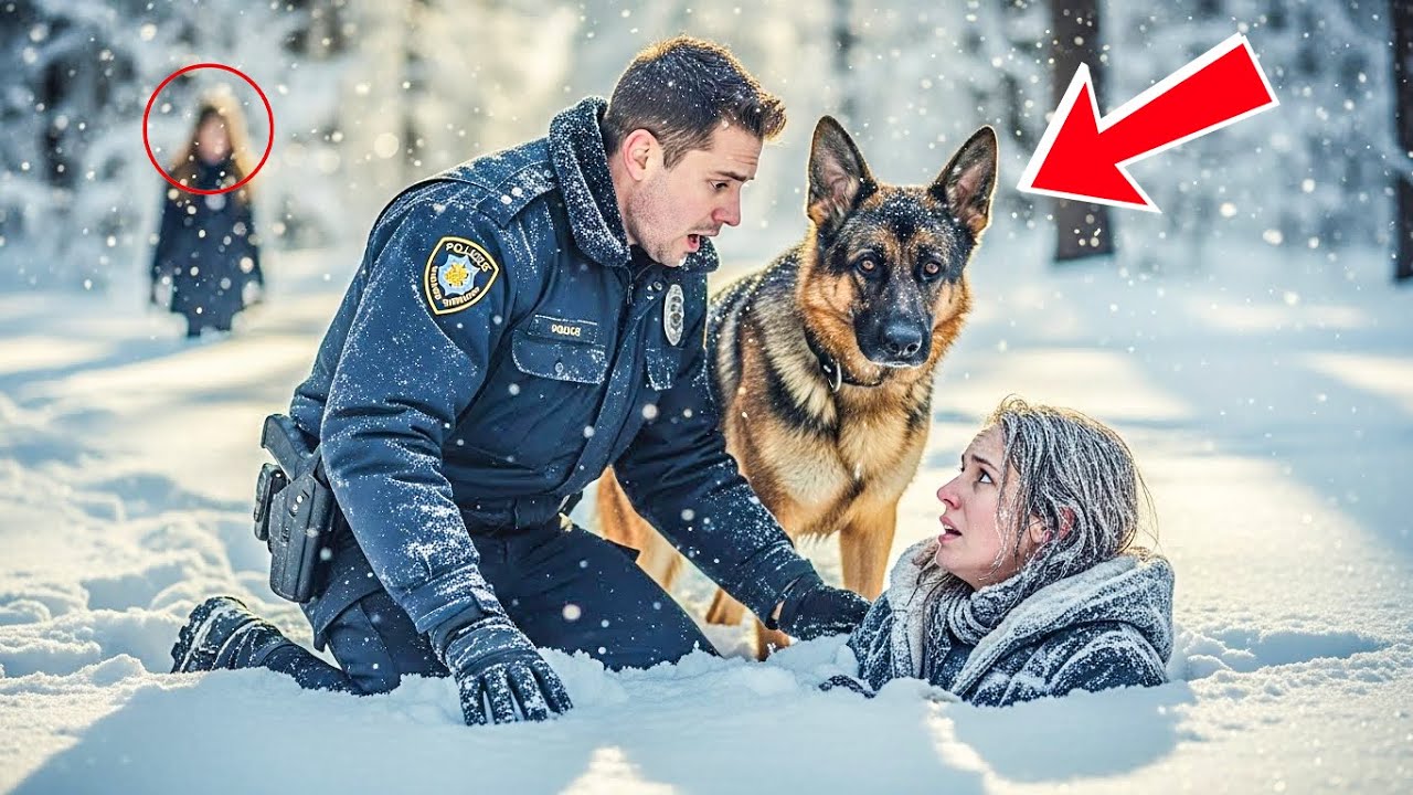Officer and His K9 Followed a Faint Cry Through the Snow  What They Found Made Him Drop to His Knees