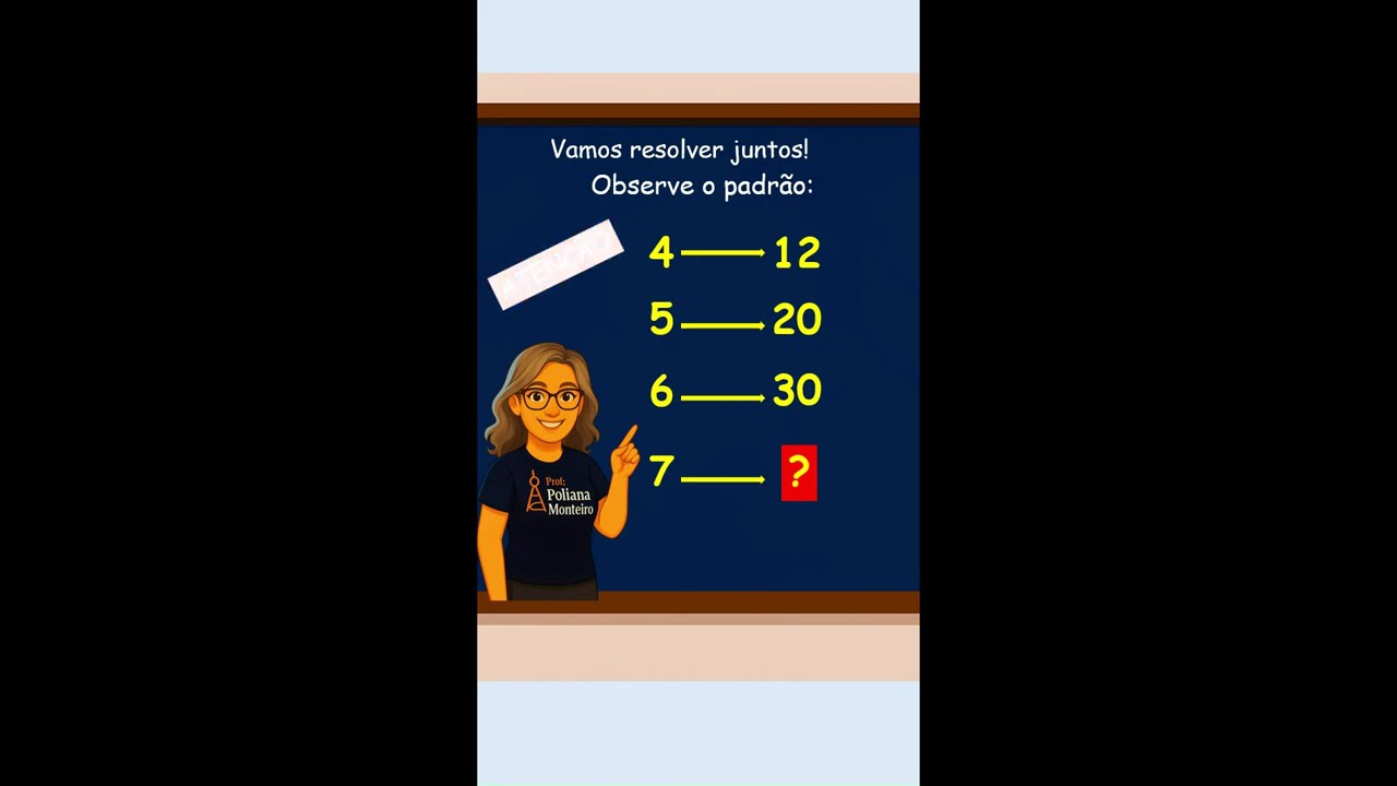 Você consegue descobrir o padrão? 🔢✨ (A maioria erra!)