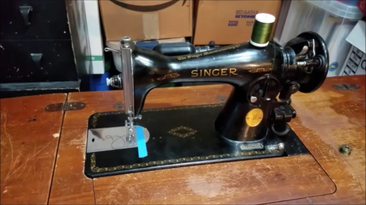 Singer Model 15-91: Sewing a Patchwork Flat Cap