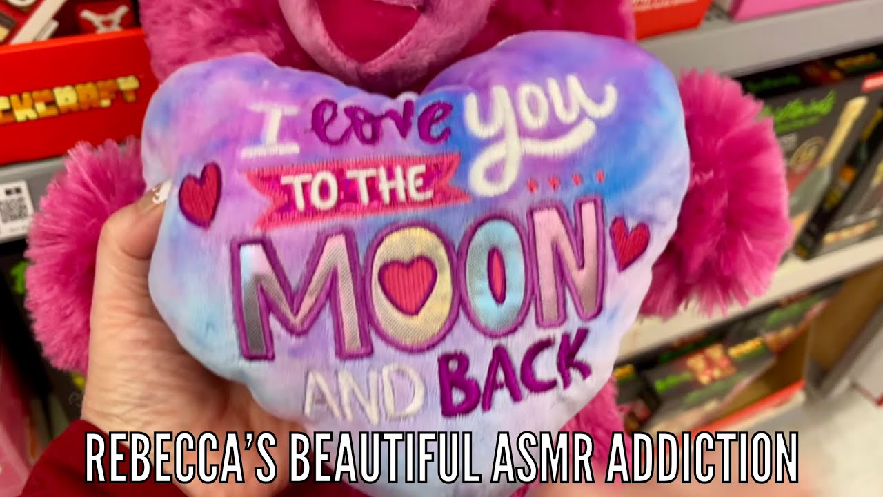 ASMR Shopping Walmart for Valentines! (No talking version) Cool footstep sounds in boots!