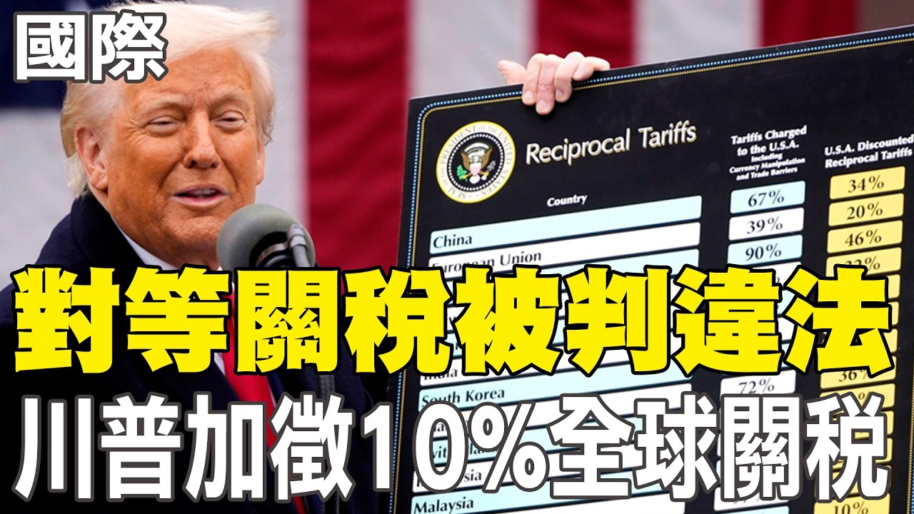【每日必看】對等關稅被判違法 川普加徵10%全球關稅｜白宮:川普3/31起 訪陸3天 20260221