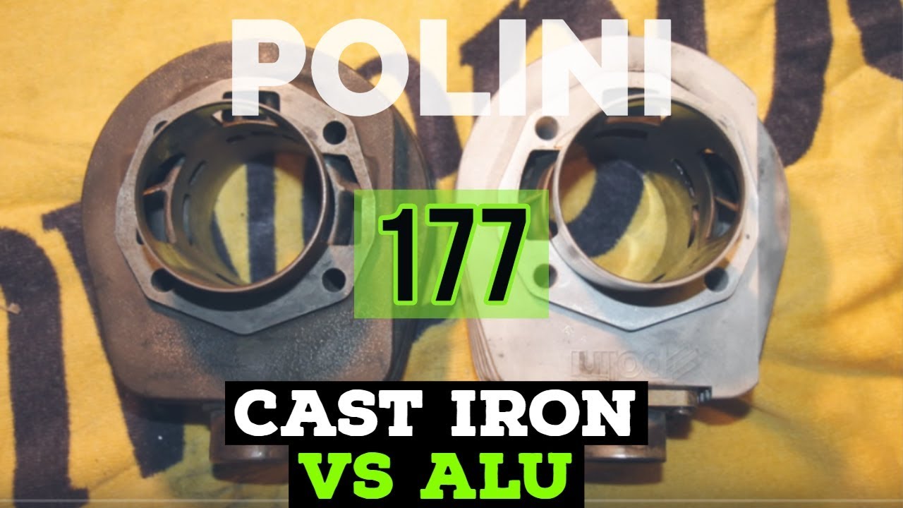 vespa POLINI 177 cast iron vs NEW aluminium / vespa px 125 TUNING classics / FMPguides