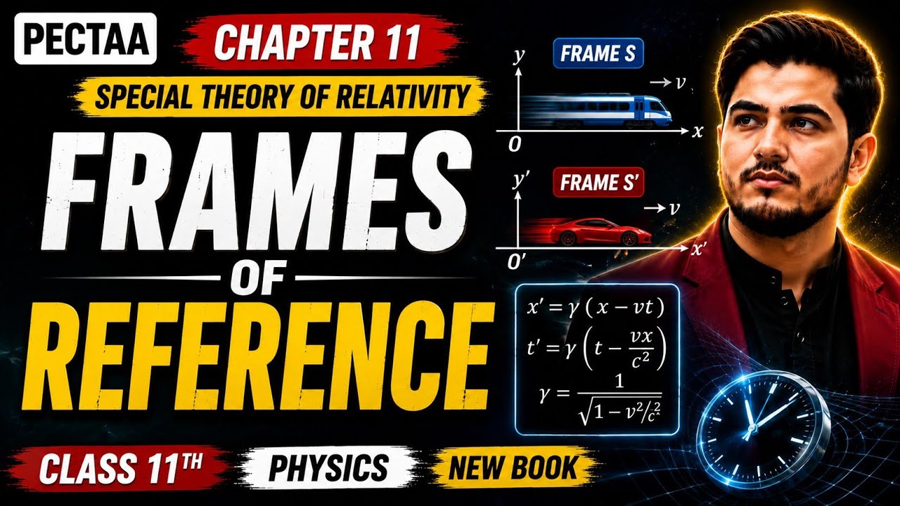Frames of Reference | Class 11 Physics New Book | PECTAA 