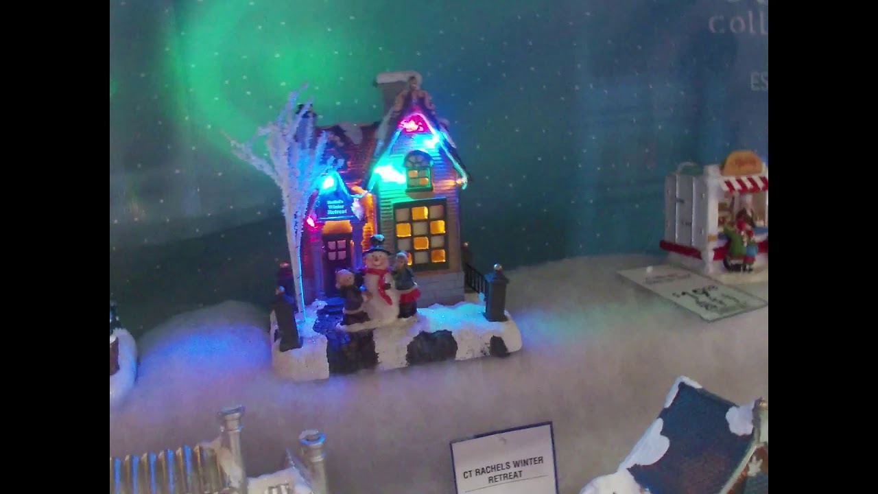 Lowes Christmas 2019 Christmas Village Carole Towne Holiday  Animatronic Lighted Musical