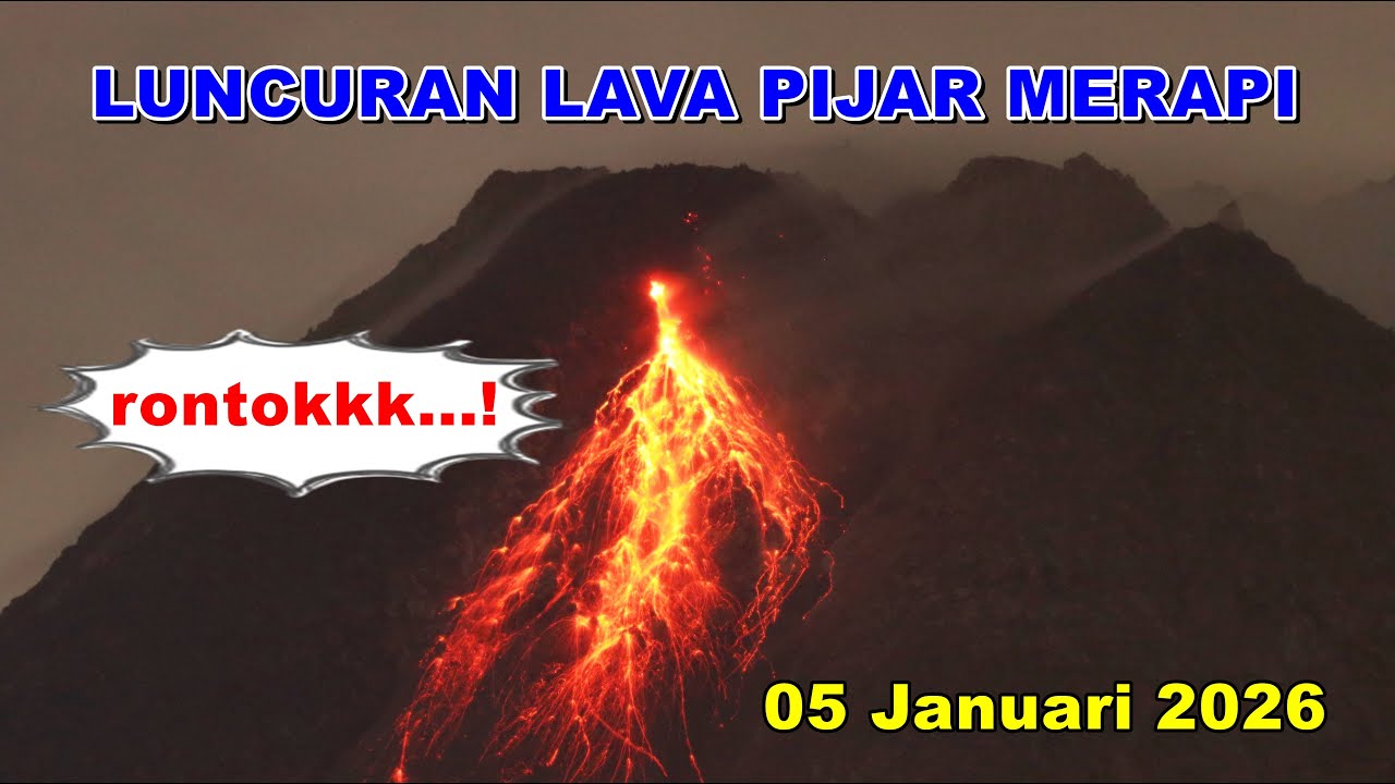 PECAH BATUAN PIJAR MERAPI (05/01/2026)