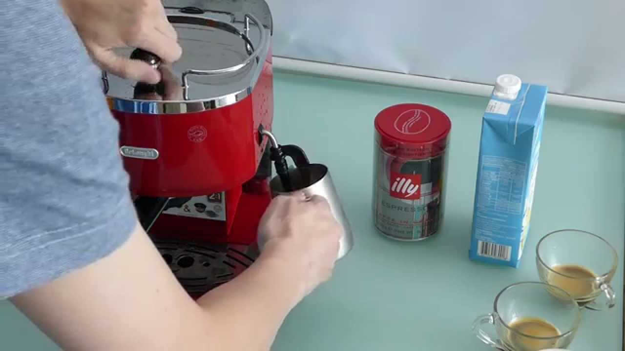 Making Latte Art from Delonghi ECO 310