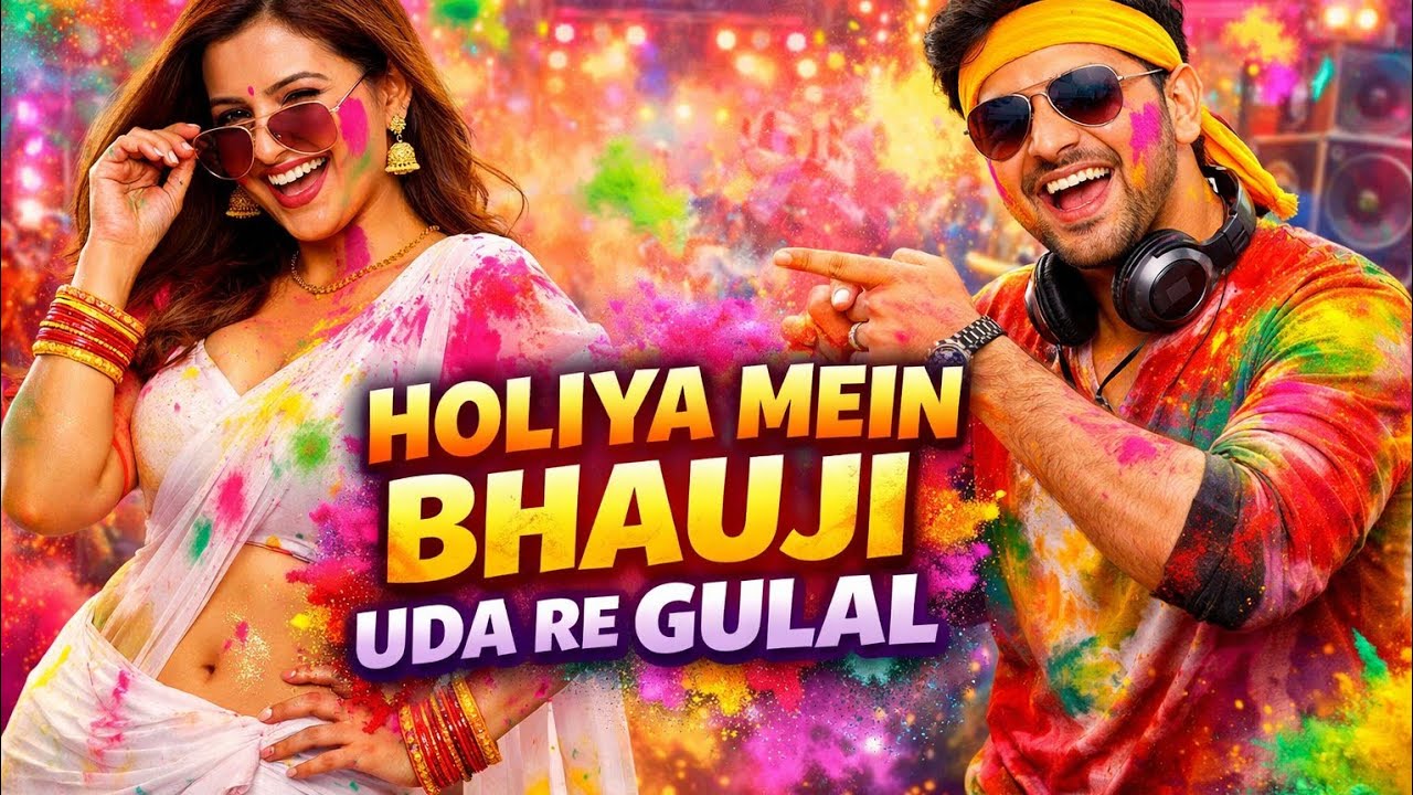 Holiya Mein Bhauji Uda Re Gulal | Bhojpuri Holi Song 2026 | DJ Dhamal Holi | New Bhojpuri Holi Song