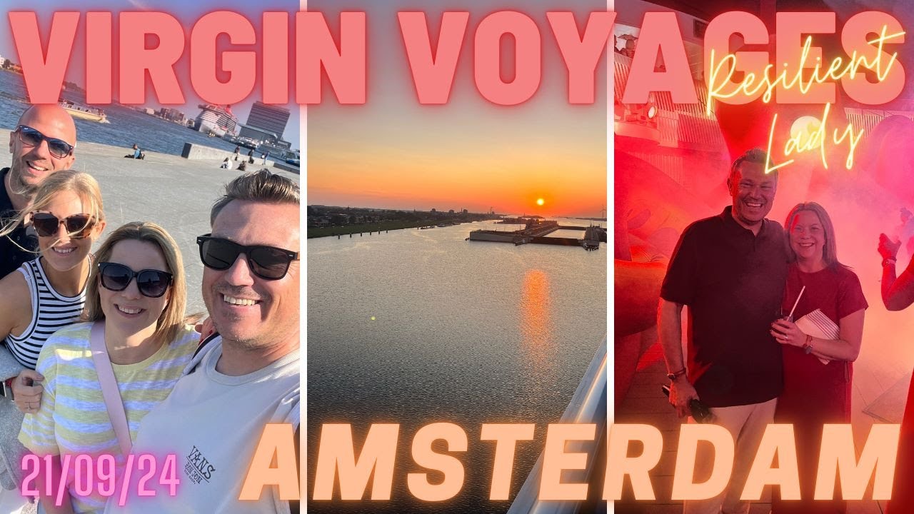Virgin Voyages 🚢 | Amsterdam | Anne Frank House | Canal Cruise | Pink Agave | Scarlet Night