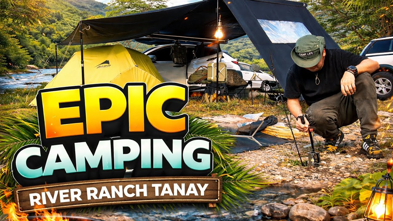 Впервые с Танай Ризал | Ривер Ранч, PH | PH Campout 2025 | Гельветика | Хендай Кона | МСР Палатка