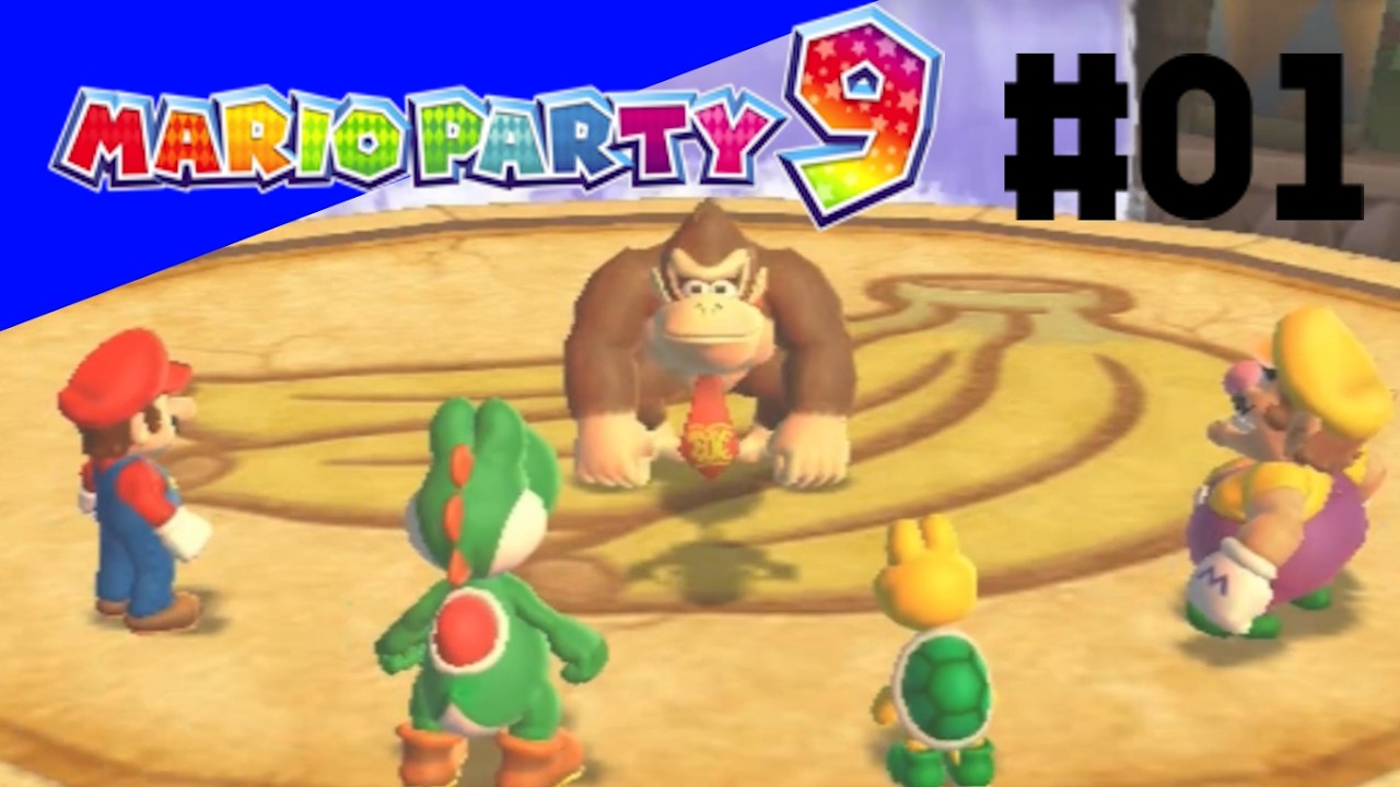 Mario Party 9 Gameplay Comentada (Muitas Bananas)