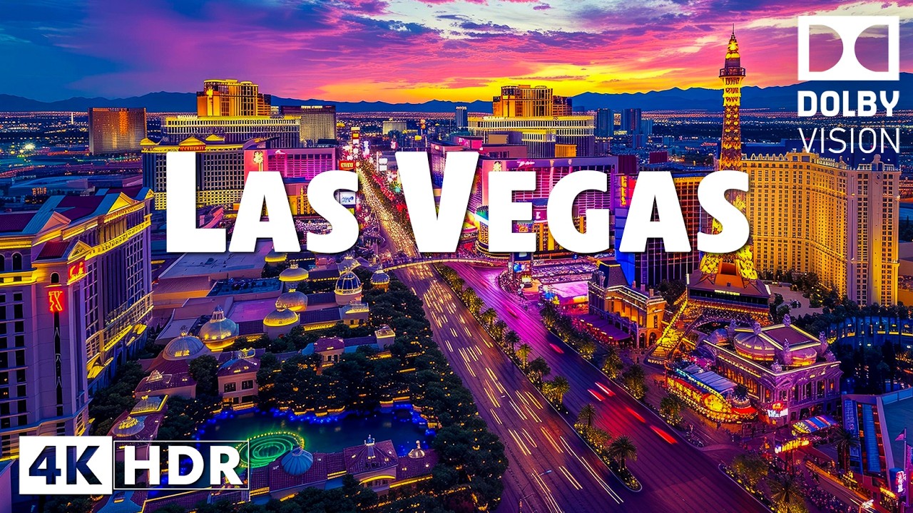 [4K] LAS VEGAS &ndash; City of Lights in the Desert | Deep House Chill
