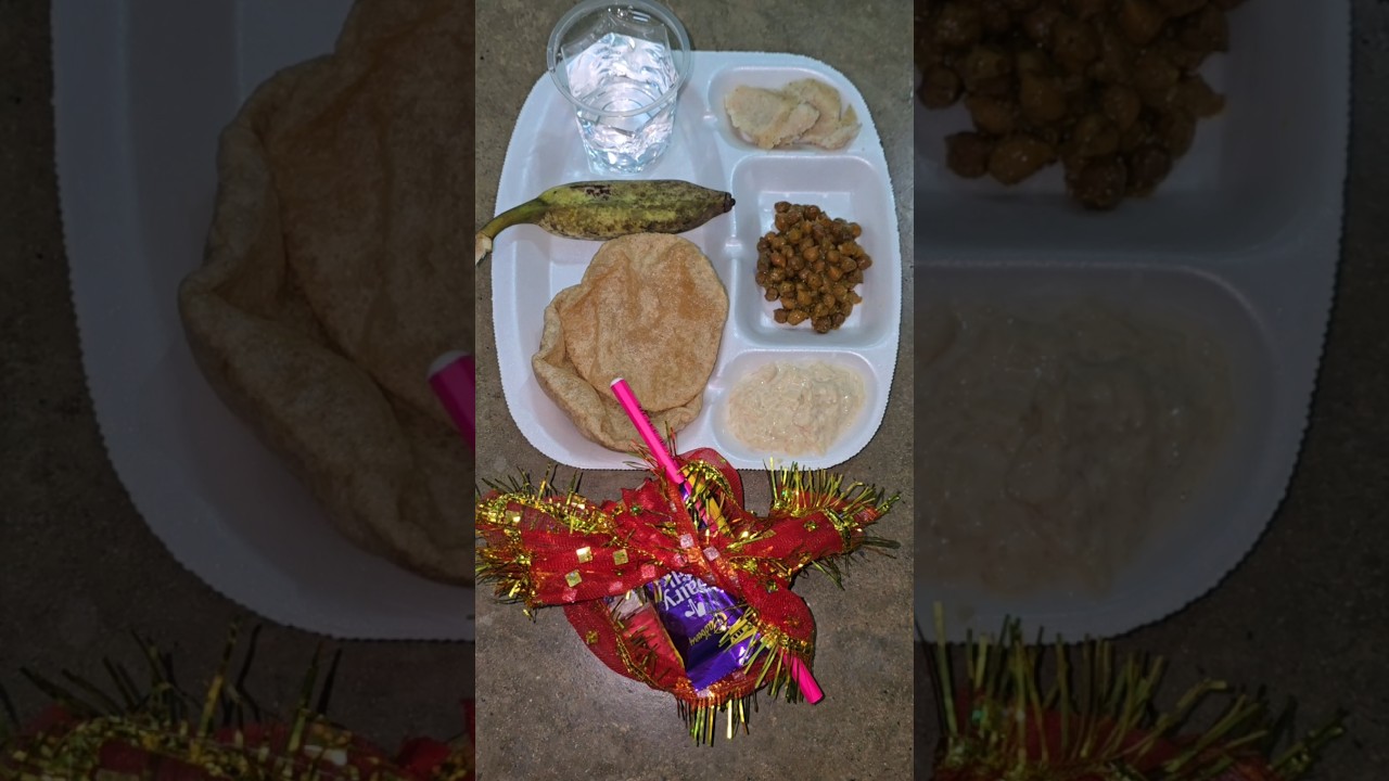 Kanya poojan #kheer #halwa #kalachanarecipe #puri #kanyapoojan #jaimatadi