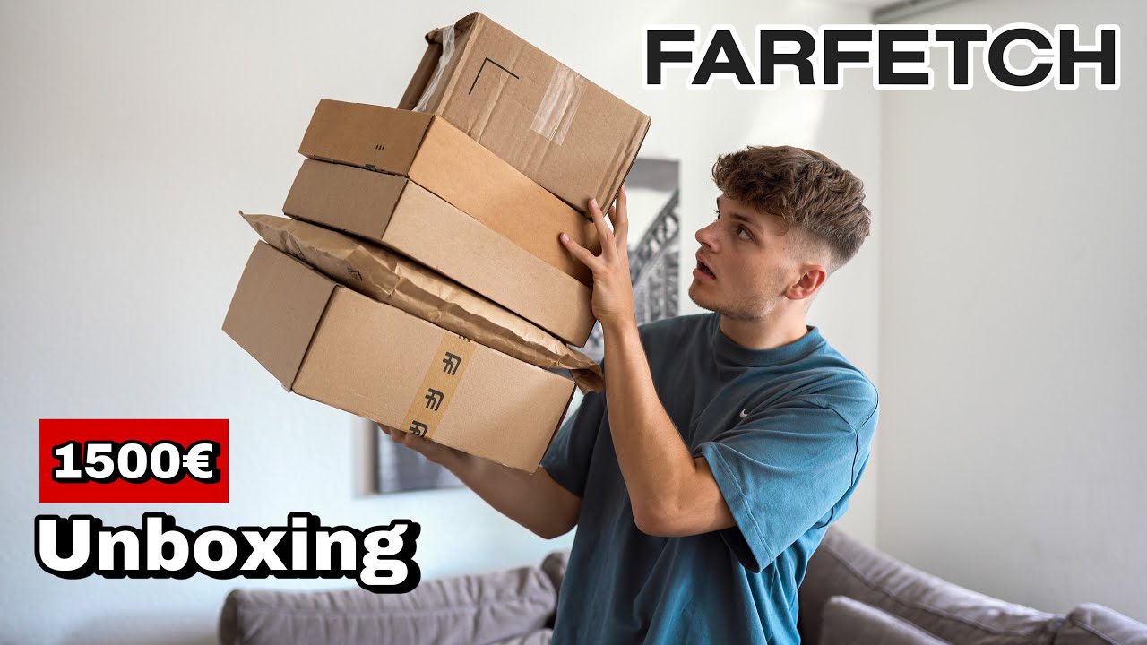 XXL 1500€ Fashion Pack Opening😱 FARFETCH hat gegönnt🤍 | Jan