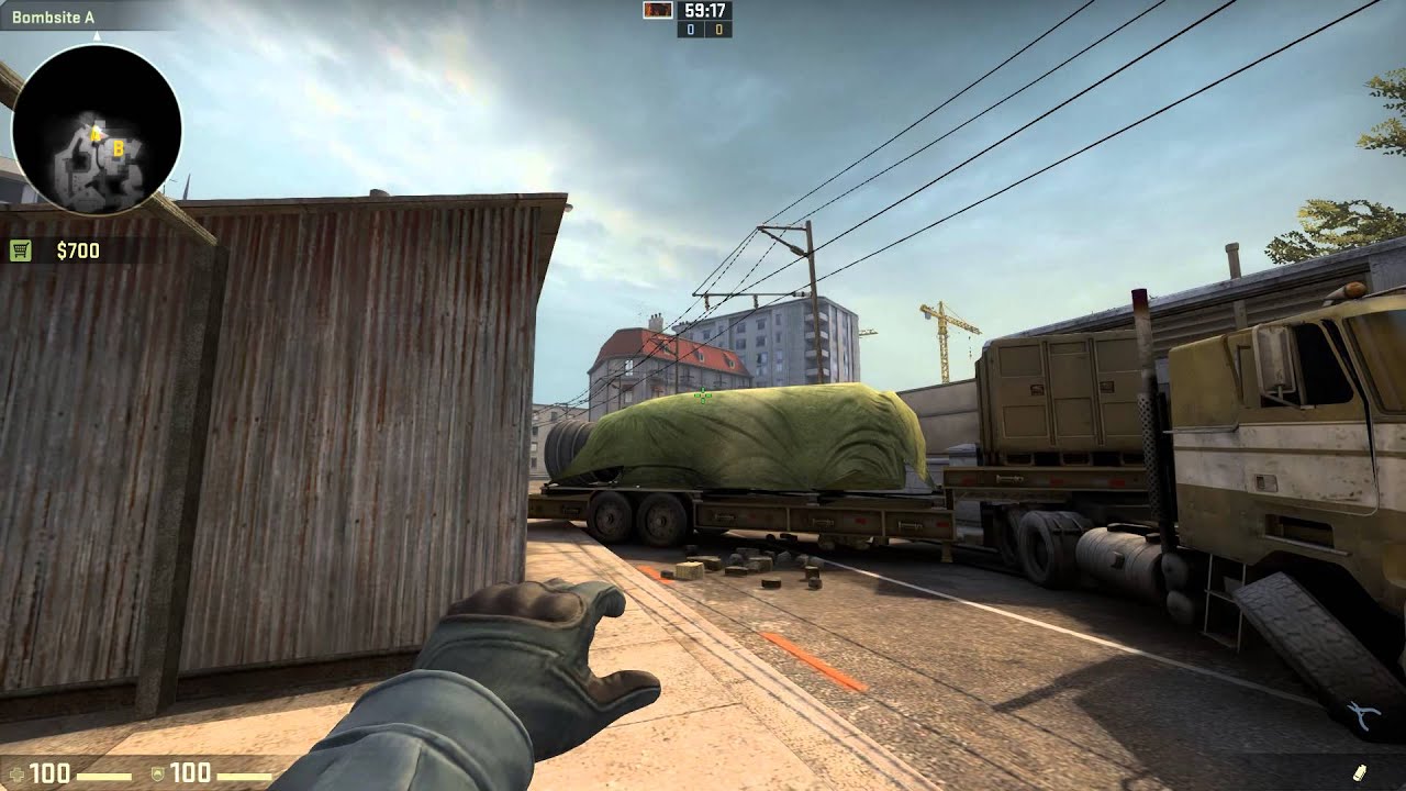 Smoke for long B from CT spawn on de_overpass