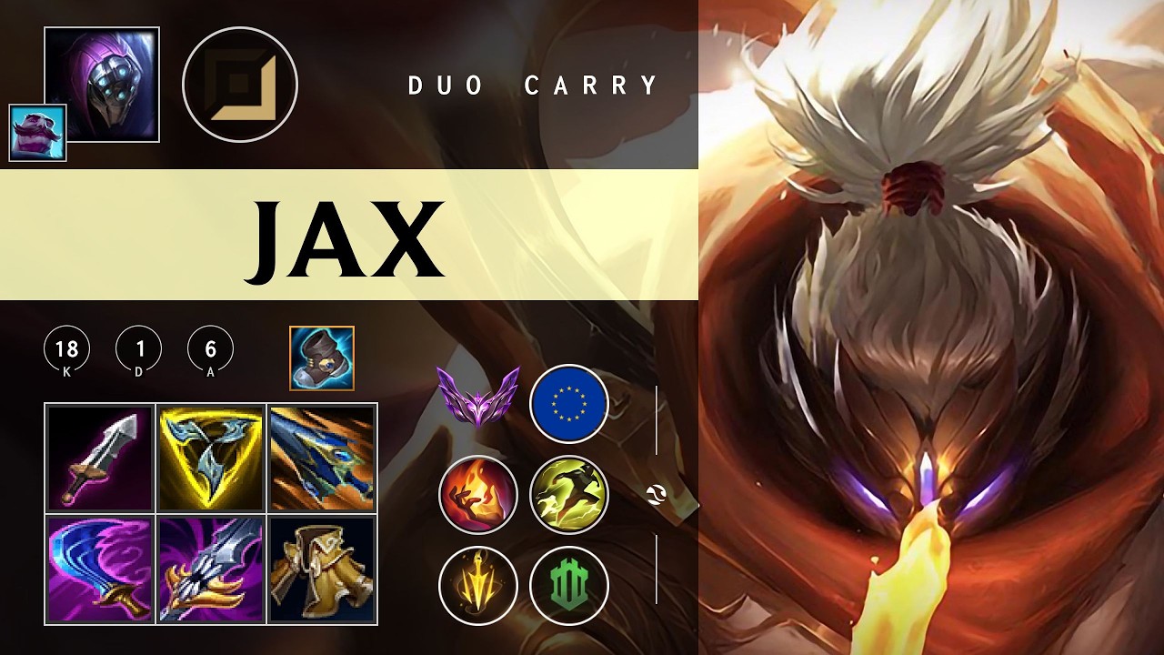 Jax ADC vs Jhin - EUW Master Patch 26.05