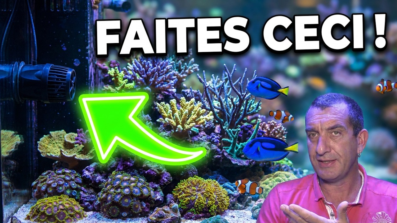 Boostez le Brassage de Votre Aquarium Récifal pour des Coraux Épanouis !
