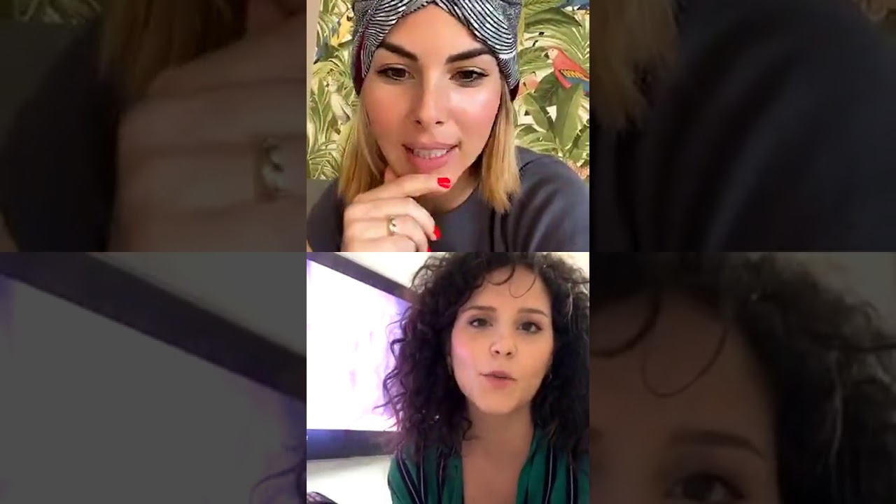 Micol Olivieri con Giulia luzi