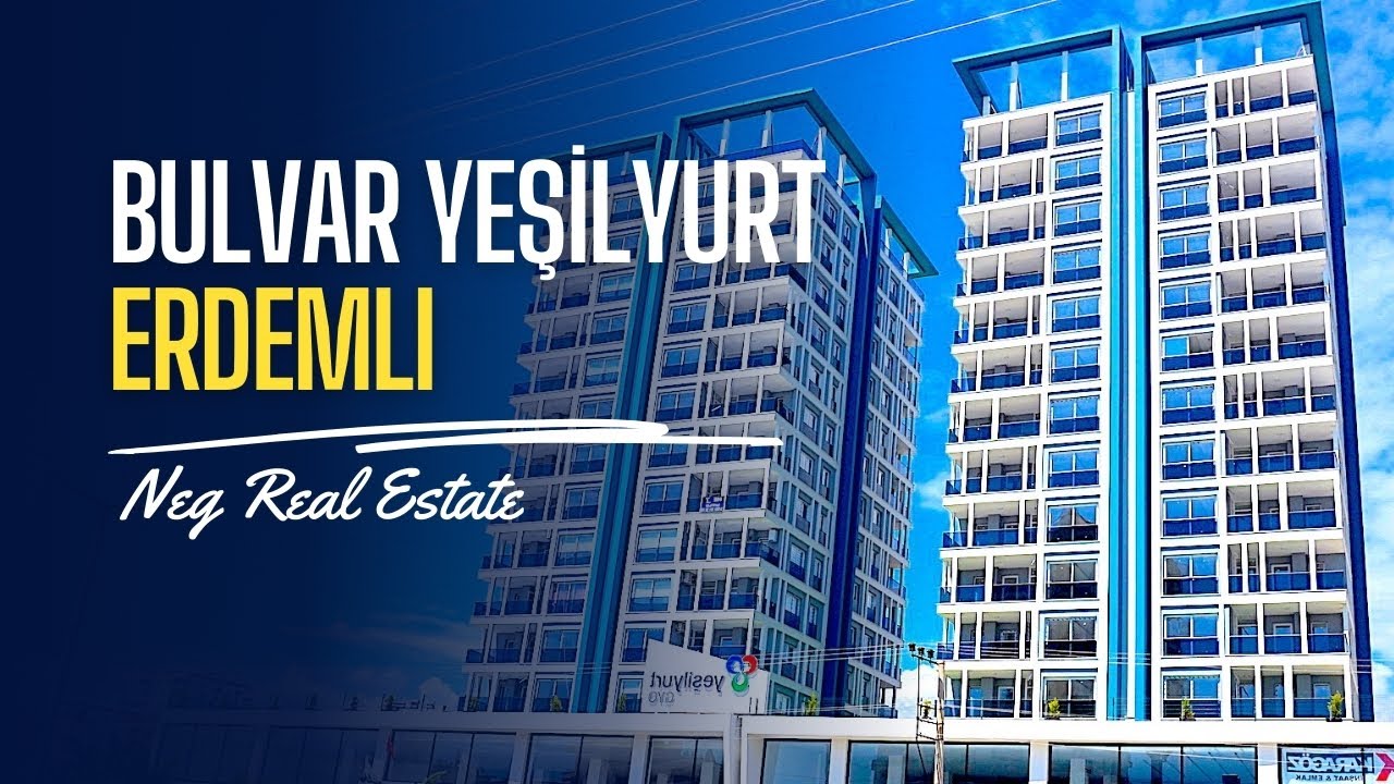 Bulvar Yeşilyurt | Erdemli | Mersin | Neg Emlak | Satılık | продается