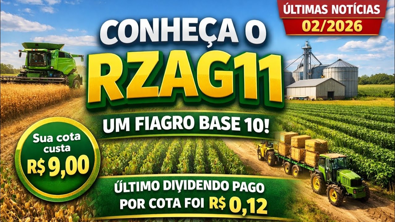 RZAG11: Fiagro que Paga R$ 0,12 por Cota e Custa R$ 9,00 Reais! É Seguro? (#fiis #investimentos #b3)
