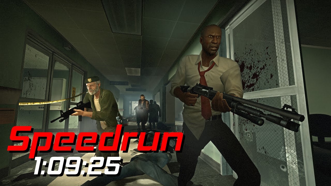 Left 4 Dead 2 Speedrun in 1:09:25 | Main Campaigns Solo | Any Difficulty