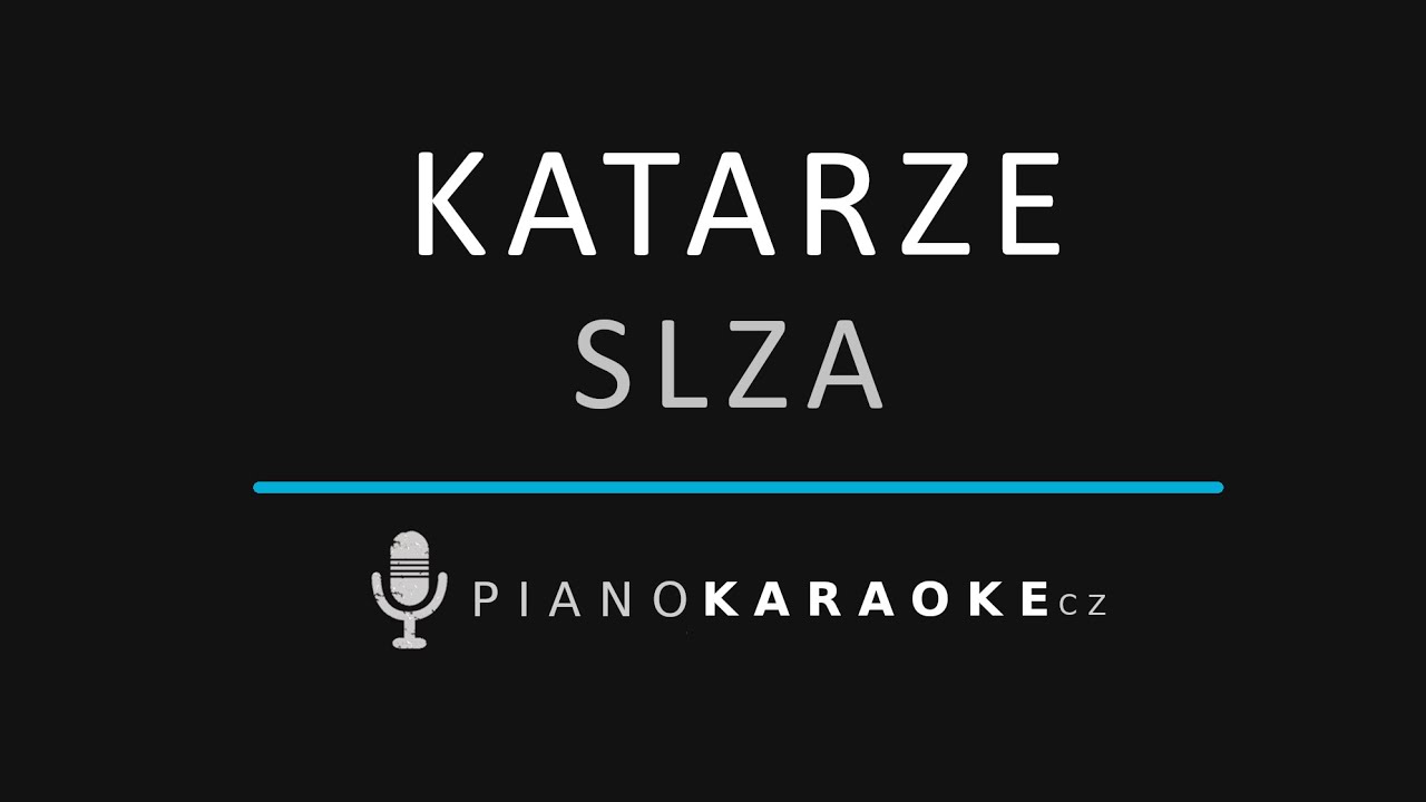 Slza - Katarze | Piano Karaoke Instrumental
