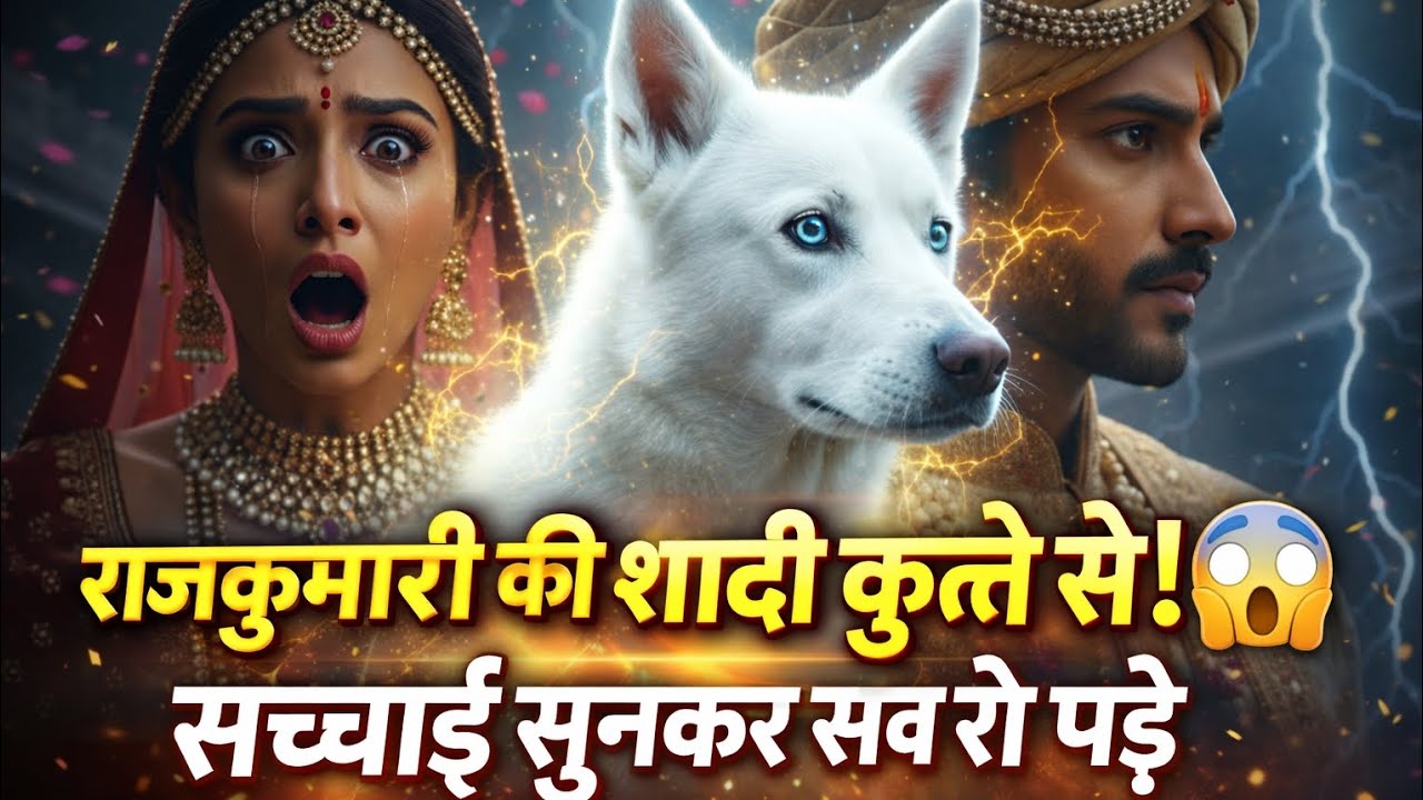 राजकुमारी की शादी कुत्ते से हुई 😱 लेकिन असली सच्चाई सुनकर सब रो पड़े |  #hindistory #viralstory