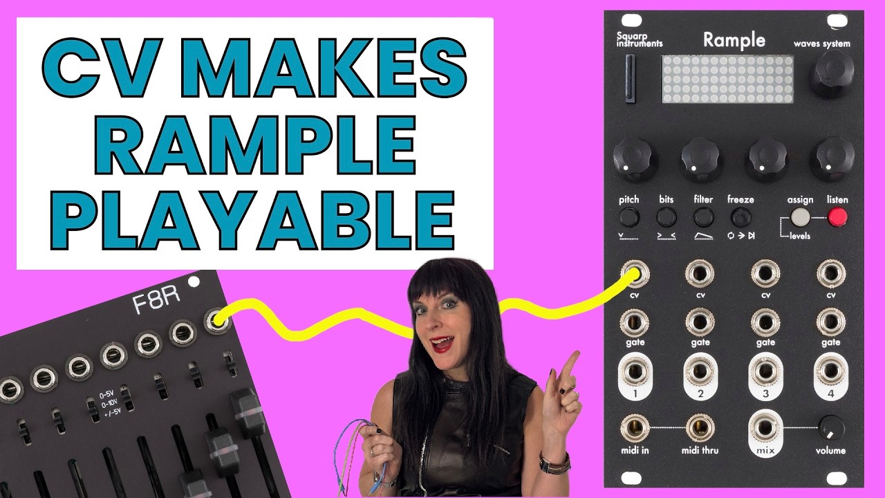 Make Squarp Rample a Live Performance Drum Machine with CV