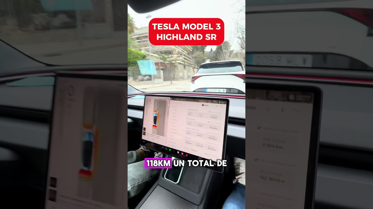 ⚡️ CONSUMO REAL AUTOVIA TESLA MODEL 3 HIGHLAND SR 