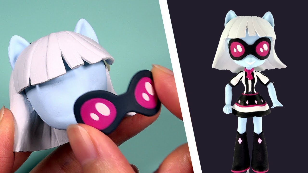 CUSTOM My Little Pony PHOTO FINISH Equestria Girls Minis Doll MLP Tutorial | SweetTreatsPonies