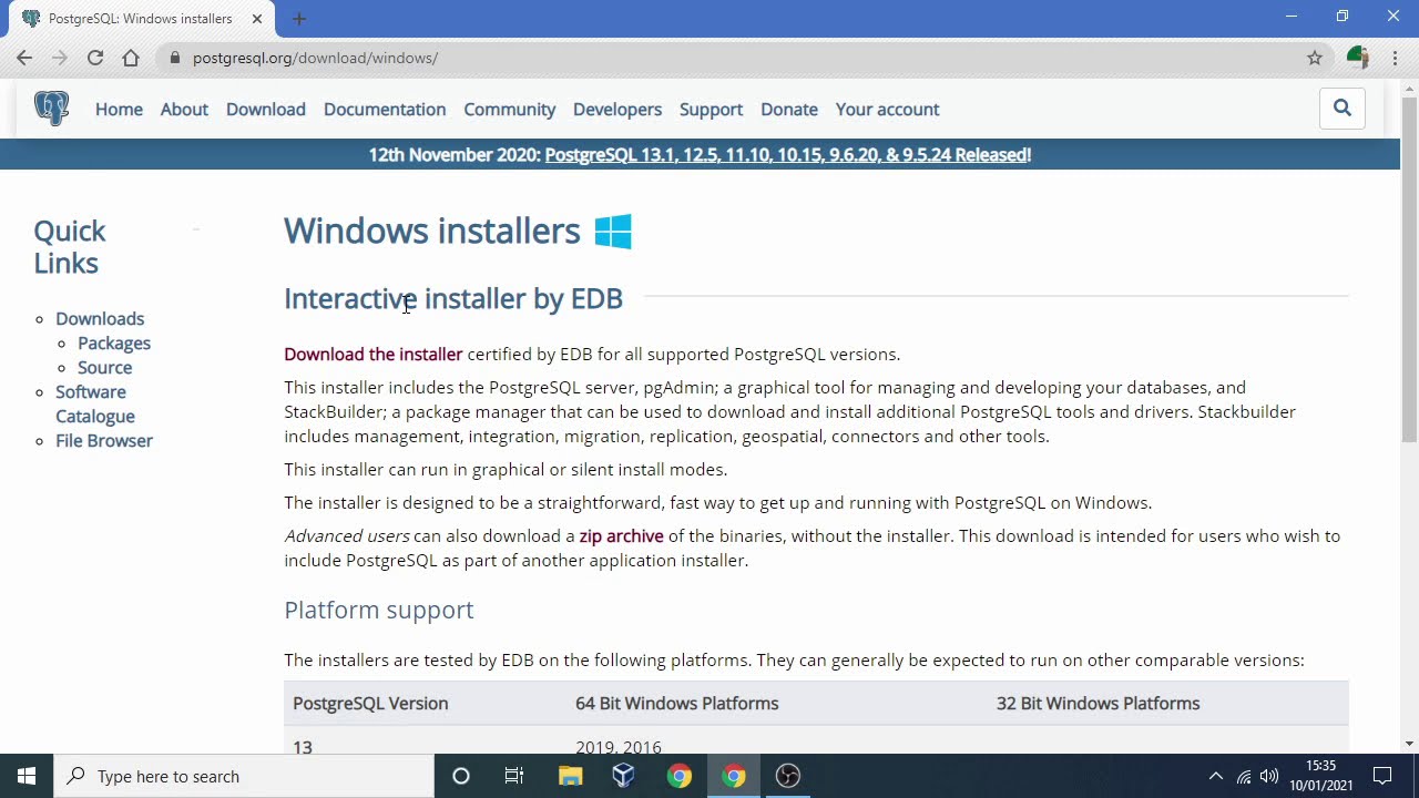 PostgreSQL Windows Install with GB Locale