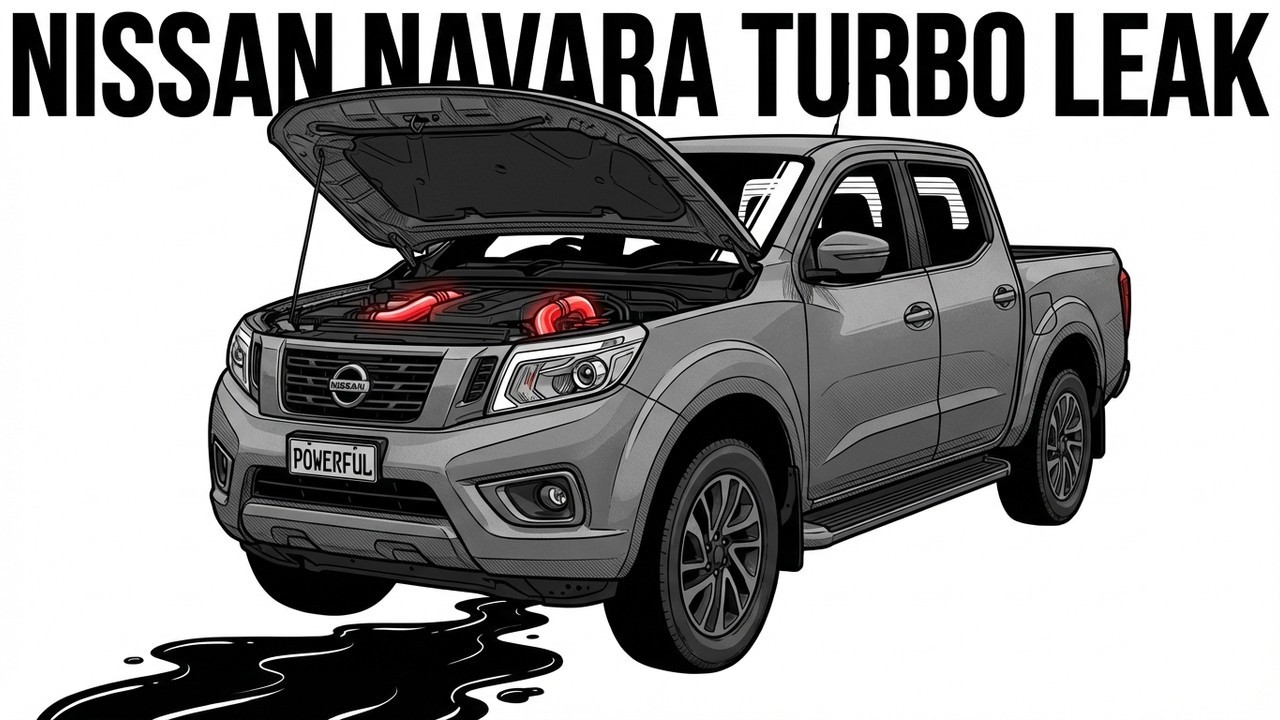 Утечка масла из турбокомпрессора двигателя Nissan Navara NP300, замена патрубка интеркулера (арти...