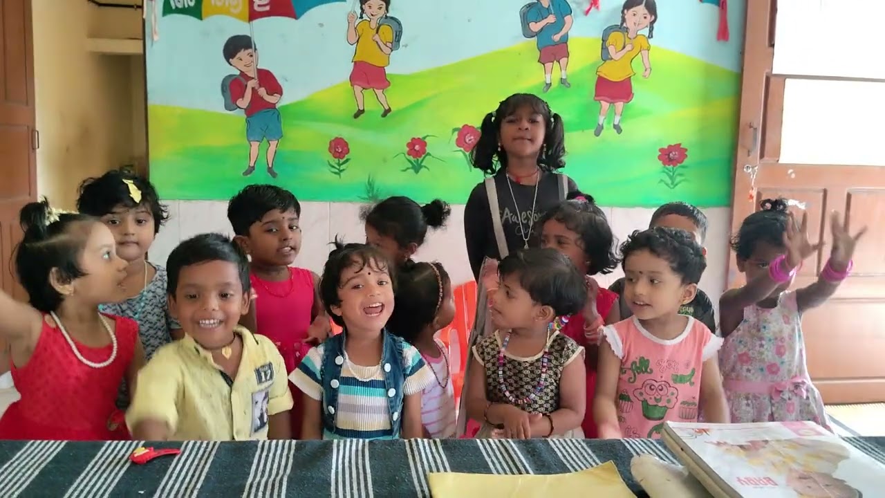 Anganwadi Children's group song 