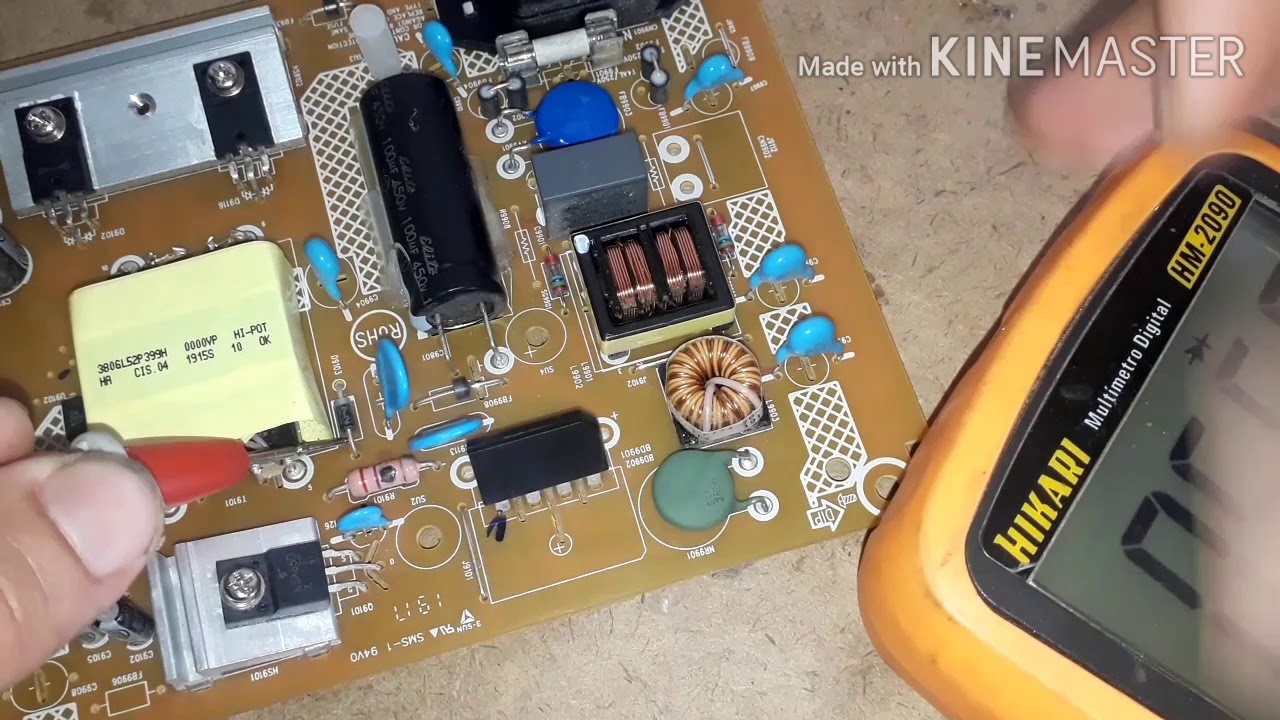 tv aoc não liga  (parte 1)  32s5295 não funciona não acende