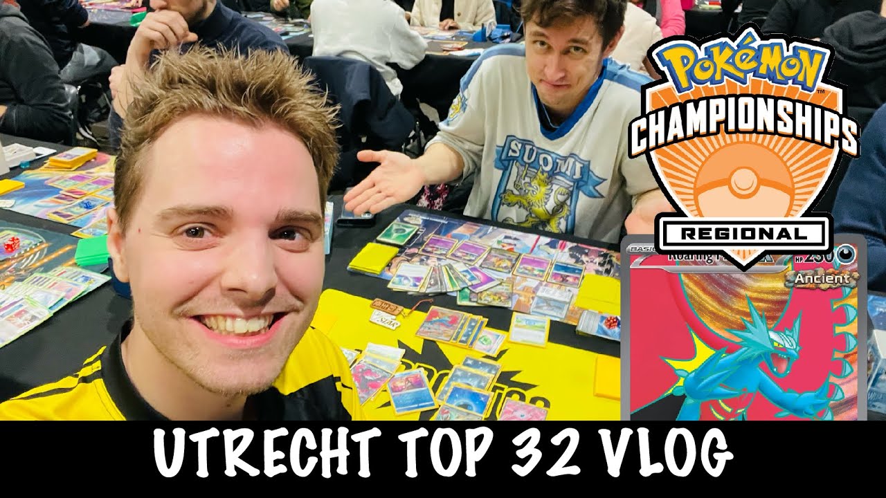 TOP 32 Utrecht Special Event VLOG with Roaring Moon deck 🌙 (Pokemon TCG)