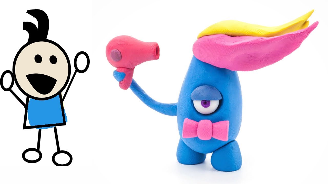 👹 How to Make a Playdough Monster! | Hey Clay 