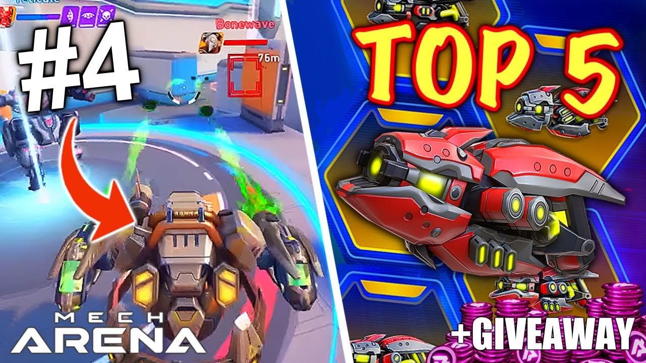 Top 5 Mechs for Pod Gun [+ February Giveaway] - Mech Arena