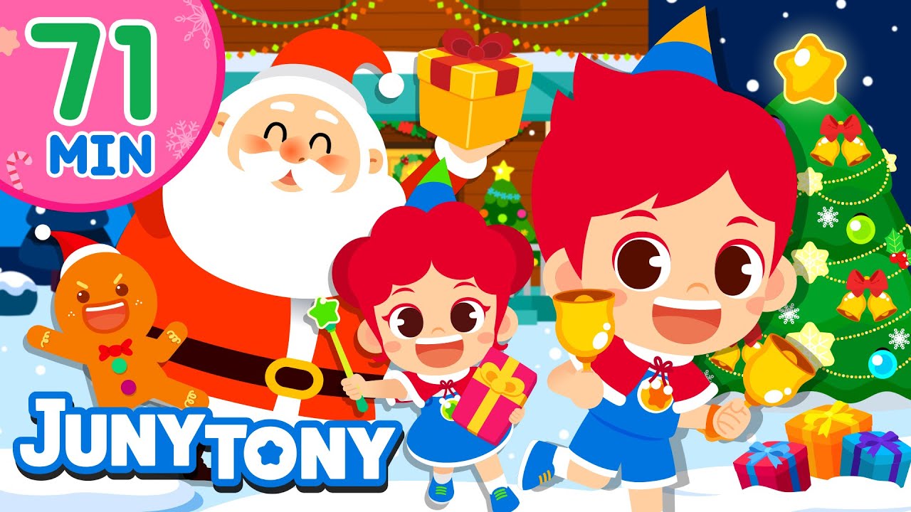 Mejores Canciones Y Cuentos de Navidad para Niños | Villancicos Navideños | JunyTony en español