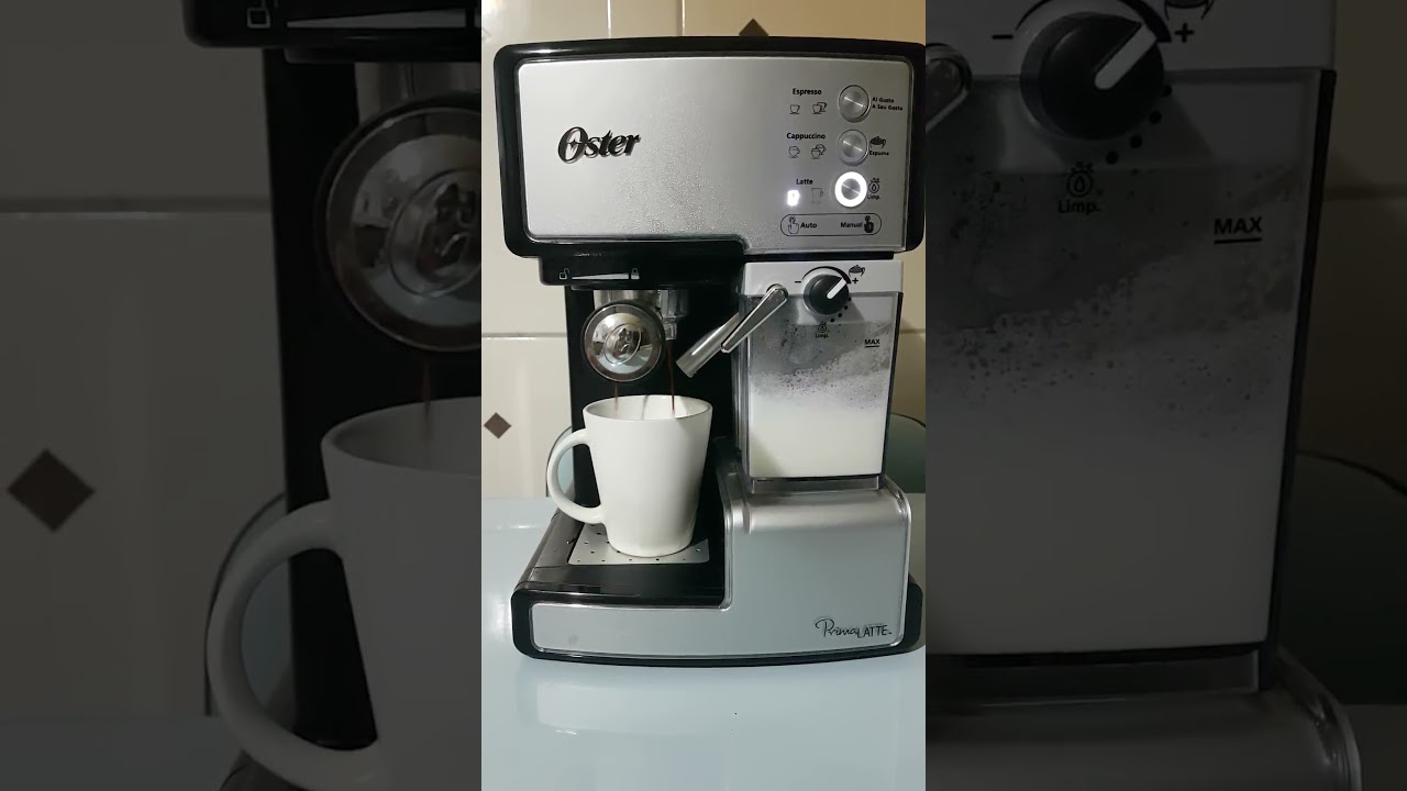 Cafeteira Expresso Oster PrimaLatte cinza